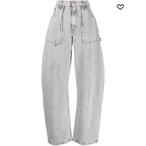 The Attico
Effie high-waist wide-leg jeans
$682